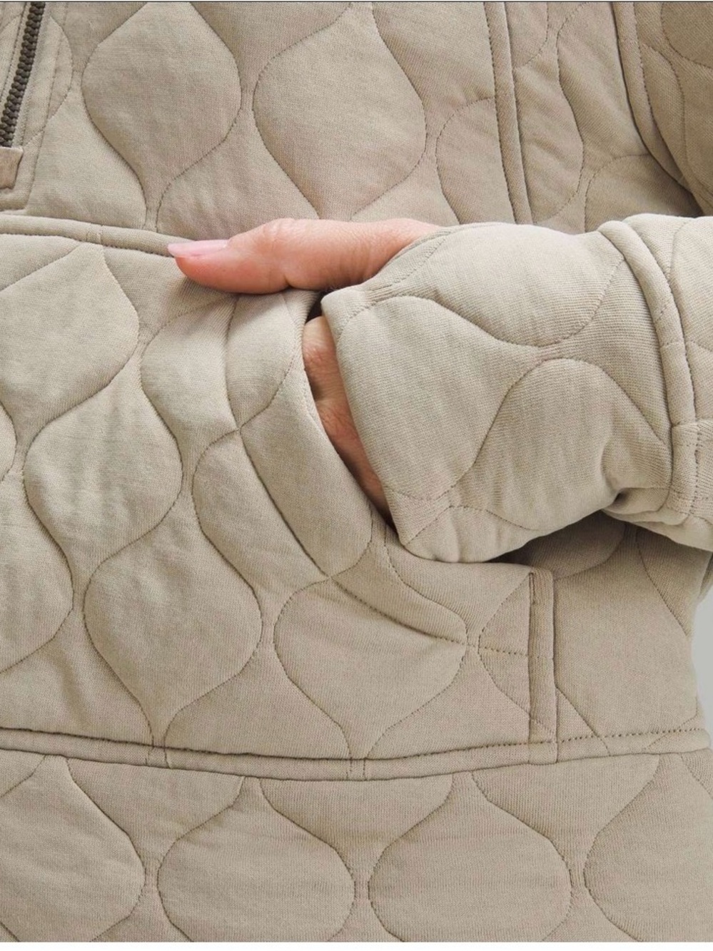 Lululemon Scuba Oversized Quilted Half Zip
Riverstone - Picture 4 of 13